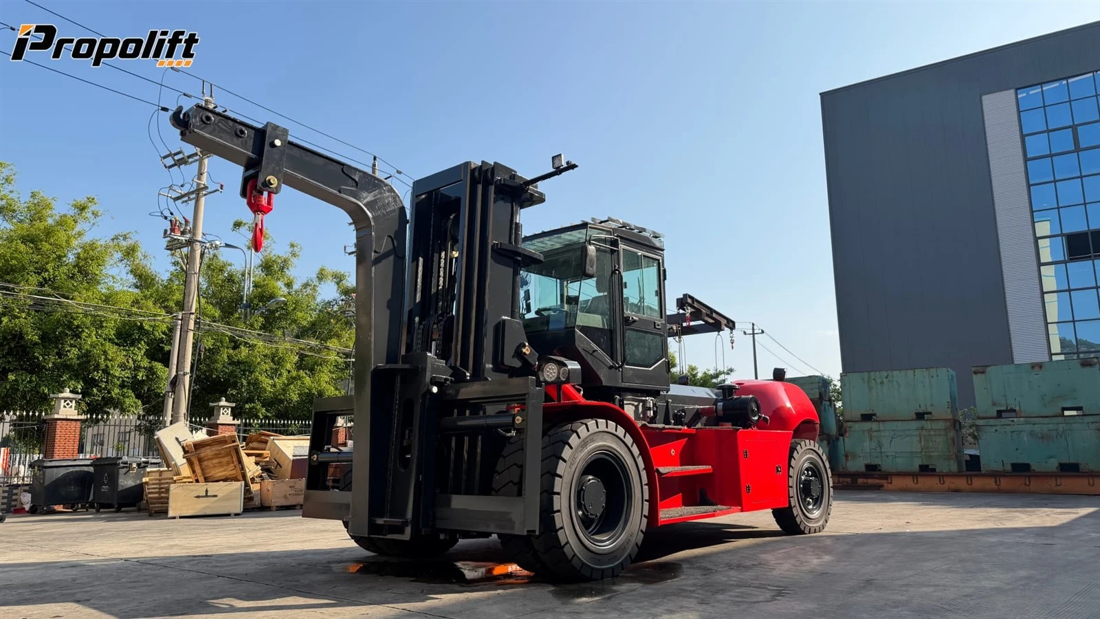heavy duty forklift with jib attachment for heavy loads heavy duty forklift with jib attachment for heavy loads
